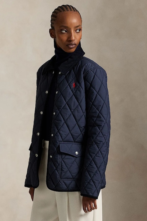 Polo Ralph Lauren kurtka kolor granatowy przejściowa 211965336