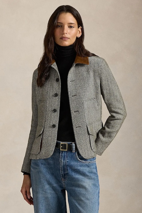 Μπουφάν Polo Ralph Lauren χρώμα: γκρι, 211971401