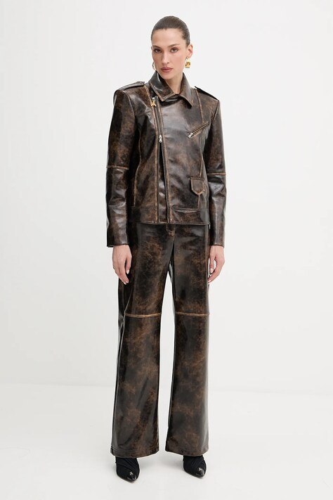 Куртка Patrizia Pepe — AW25-KUD00T, коричневий — фото 2