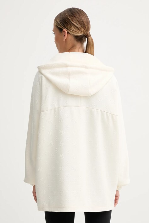 Куртка Guess PEONY цвет бежевый демисезонная oversize V5YQ05 KBSL2