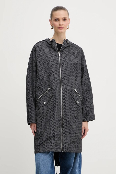 Куртка MICHAEL Michael Kors колір сірий перехідна oversize MT520INJN3
