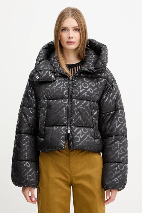 Pinko kurtka kolor czarny zimowa 105438 A2PY