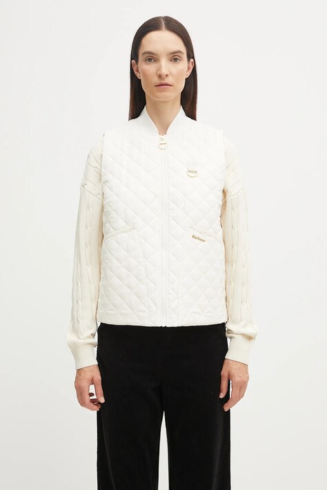 Barbour vest ROSALIE beige color LGI0200