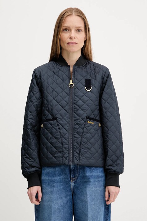 Куртка Barbour REYNA колір синій демісезонна LQU1826