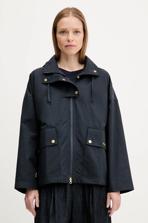 Куртка Barbour CECILE колір синій демісезонна oversize LSP0240