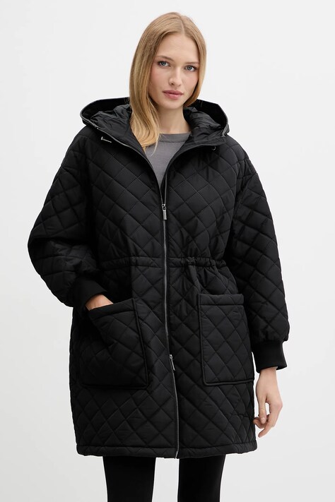 Armani Exchange kurtka kolor czarny przejściowa oversize XW000682 AF16200