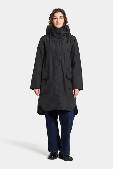 Didriksons parka AIKO kolor czarny zimowa 505928