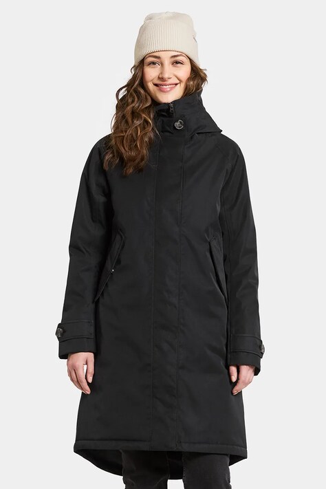 Didriksons kurtka LUNA kolor czarny zimowa oversize 505930