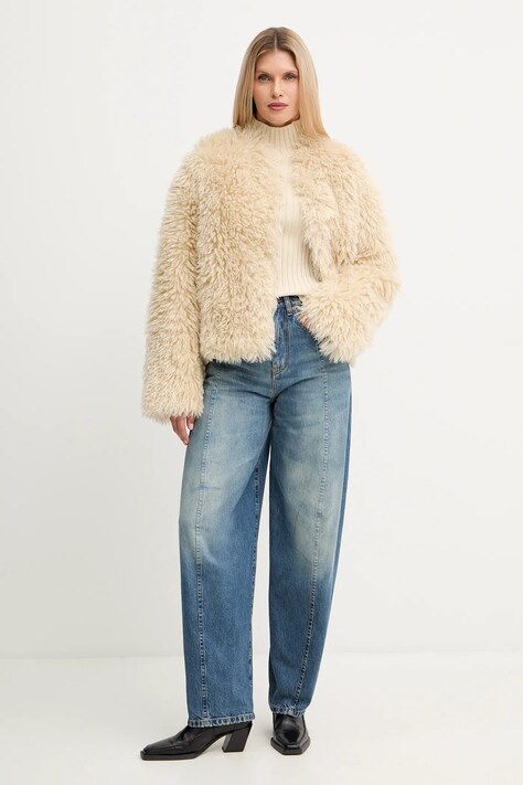 Пальто Stand Studio Charlotte — AW25-KUD0A0, бежевий — фото 2
