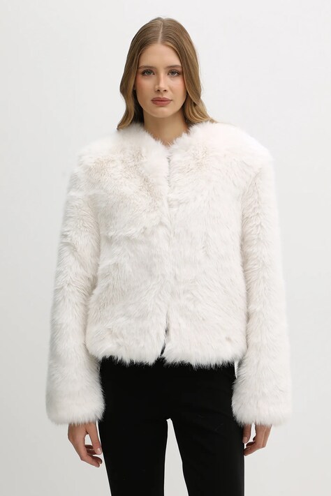 Blugirl Blumarine kurtka kolor beżowy przejściowa RF5212.E1088