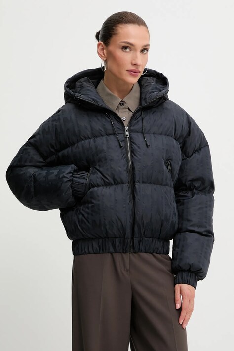 MSGM kurtka puchowa kolor czarny zimowa 3941MDH17.257622
