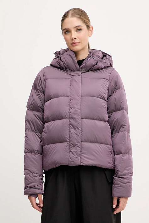 Páperová bunda Columbia Amaze Puff fialová farba, zimná, 2133714