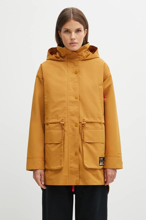 Columbia kurtka High Cascades Interchang kolor brązowy przejściowa oversize 2141501