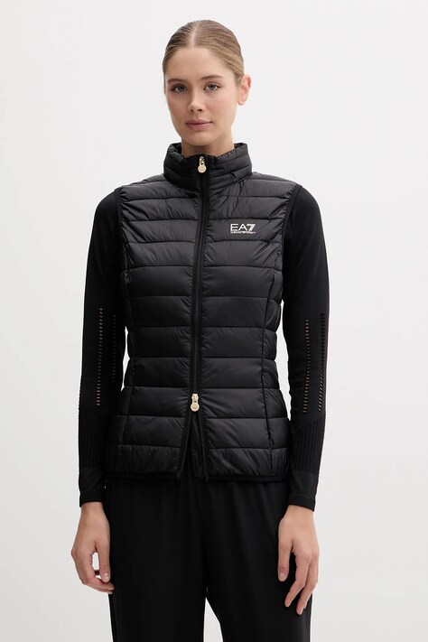 Brezrokavnik EA7 Emporio Armani črna barva, AF12477.7W000472