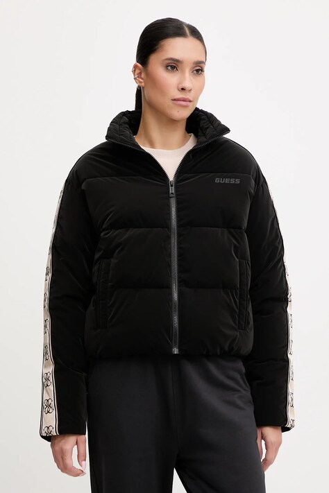 Guess kurtka kolor czarny zimowa V5BL11 WGYC2