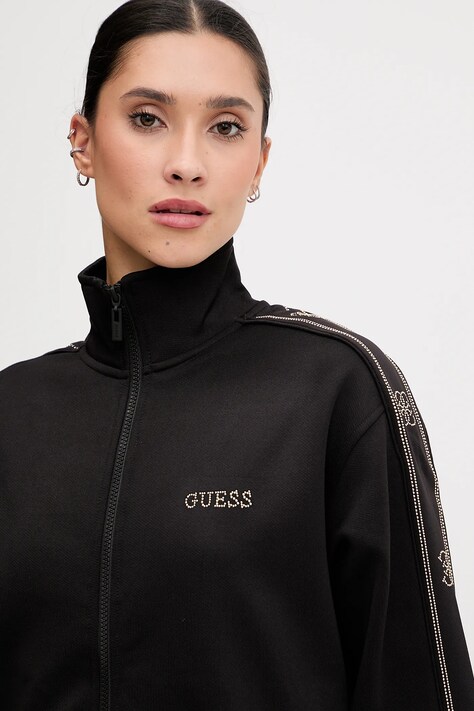 Guess top z domieszką wełny FLAMINIA damski kolor beżowy V5BP05 Z3JD2