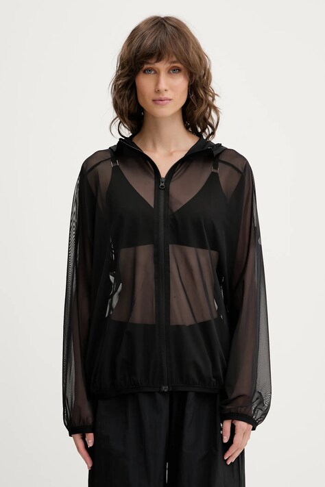 Кофта adidas All SZN колір чорний з капюшоном однотонна JM3734