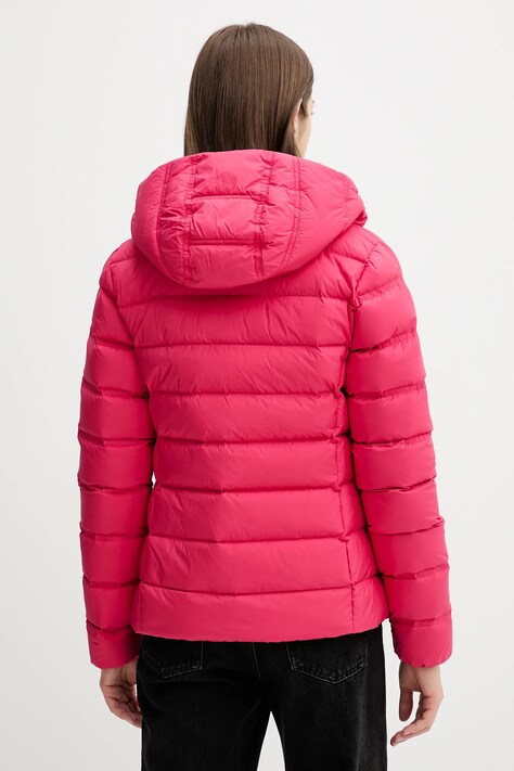 Пуховая куртка Tommy Jeans цвет красный зимняя DW0DW21617