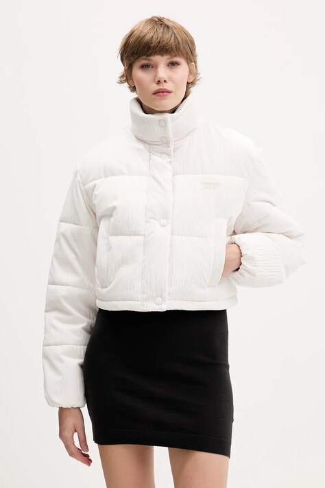 Куртка Tommy Jeans цвет белый зимняя oversize DW0DW21658