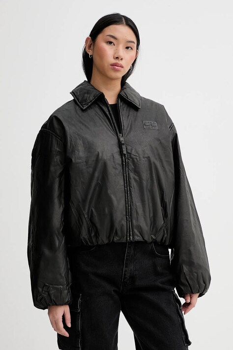 Куртка Tommy Jeans цвет чёрный демисезонная DW0DW21671