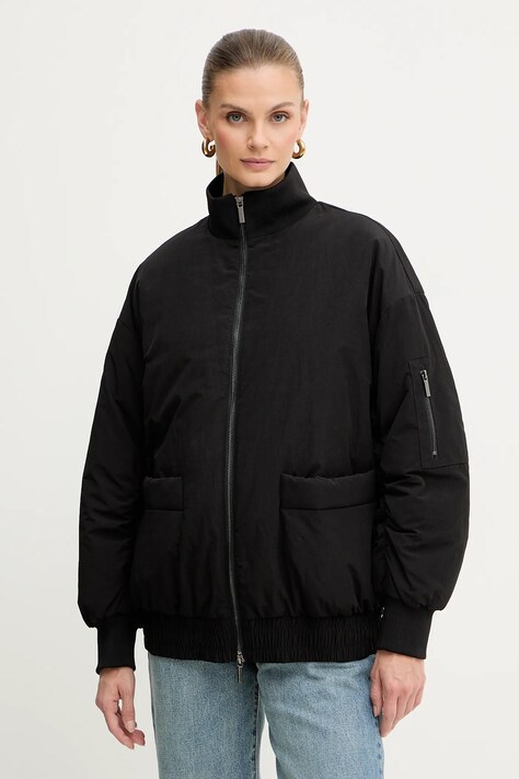Armani Exchange kurtka kolor czarny zimowa oversize XW000670 AF16210