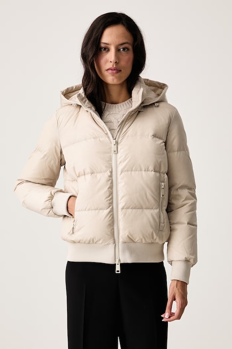 Armani Exchange Kratka jakna za žene bež XW000228 AF12286