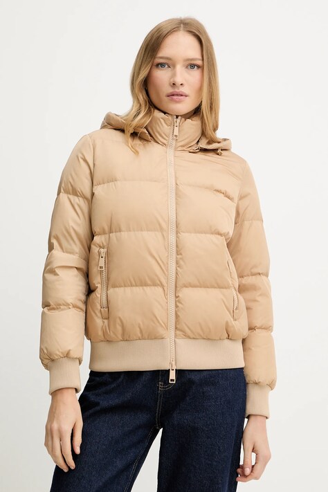 Armani Exchange kurtka puchowa kolor zielony zimowa XW000228 AF12286
