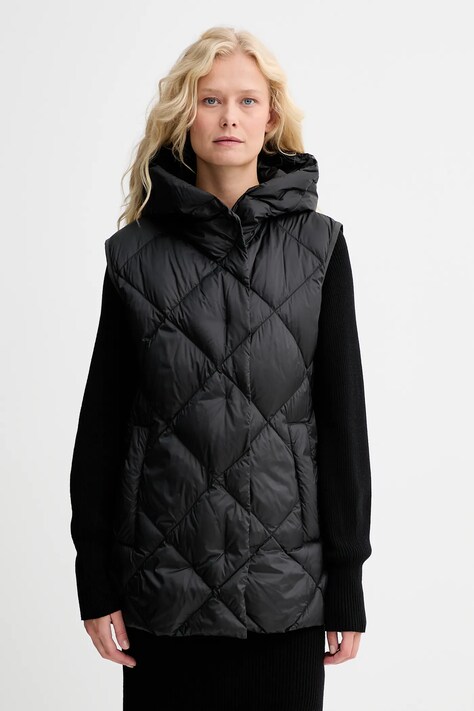 Weekend Max Mara vestă de puf FRUTTO culoarea negru, de iarnă, 2525296012600