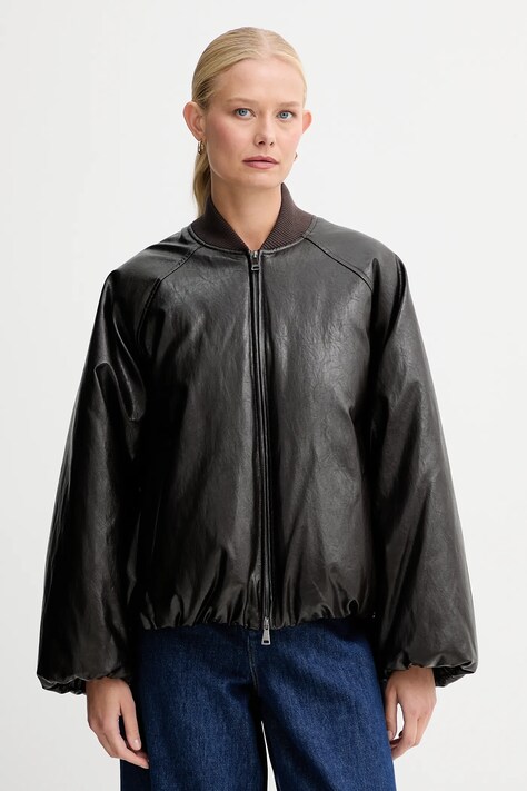 Weekend Max Mara kurtka POTENTE kolor brązowy przejściowa oversize 2525486042600