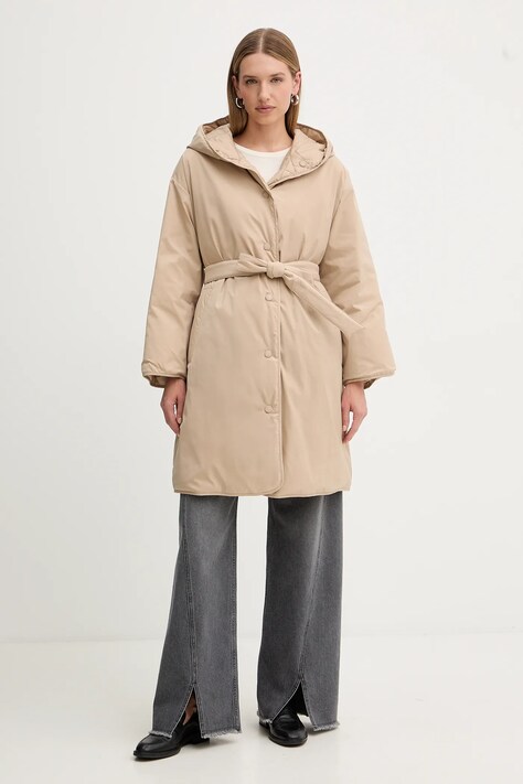 Μπουφάν Weekend Max Mara BANFY χρώμα: μπεζ, 2525496042600