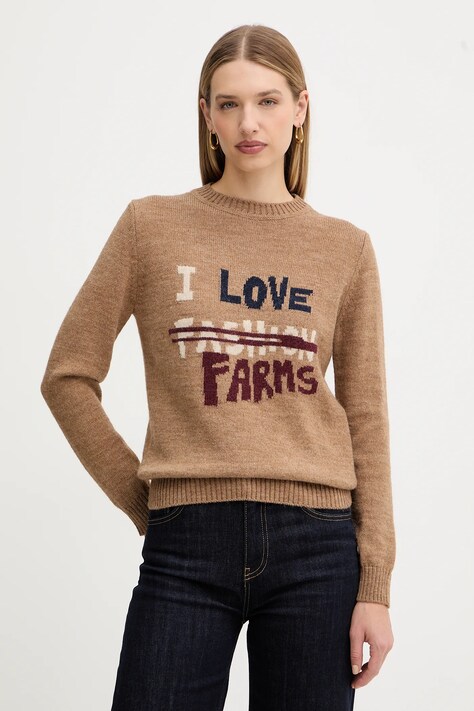Weekend Max Mara kurtka puchowa CERBERO kolor brązowy zimowa oversize 2525496052600