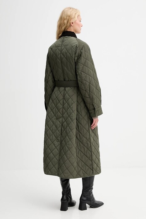 Bunda Weekend Max Mara COCCOLE zelená barva, přechodná, oversize, 2525496092600