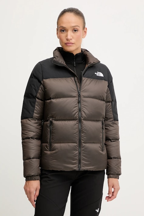 Пухено спортно яке The North Face Diablo Down 2.0 в кафяво зимен модел NF0A8E140BI1