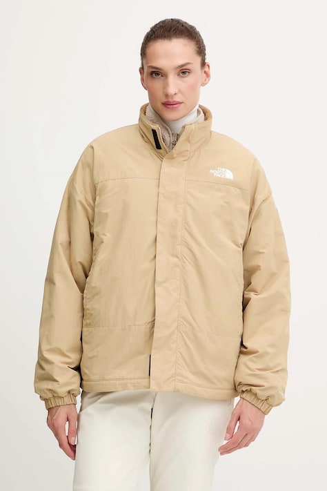 Двостороння спортивна куртка The North Face Yumiori колір коричневий демісезонна NF0A8E87QV31