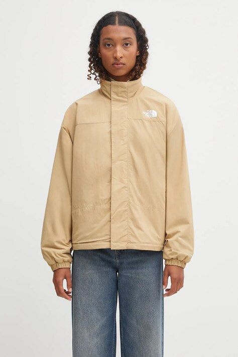 The North Face jachetă sport cu două fețe Yumiori culoarea maro, de tranziție, NF0A8E87QV31