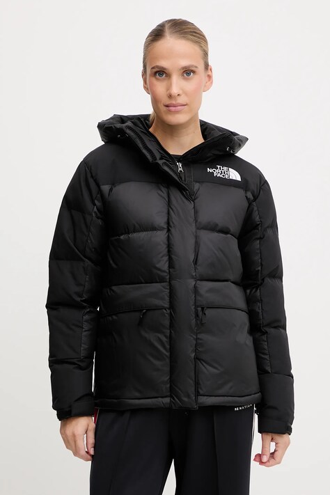 Μπουφάν με επένδυση από πούπουλα The North Face HMLYN Down χρώμα: μαύρο, NF0A4R2WGOF1