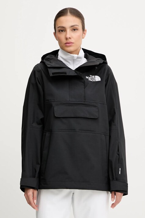 Športna jakna The North Face Driftview Anorak črna barva, NF0A82W14H01