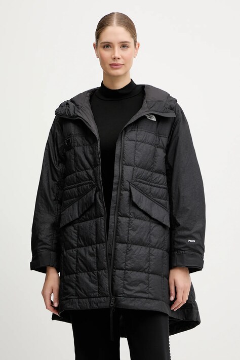 The North Face piumino parka Dynamic colore nero  NF0A8E7AJK31
