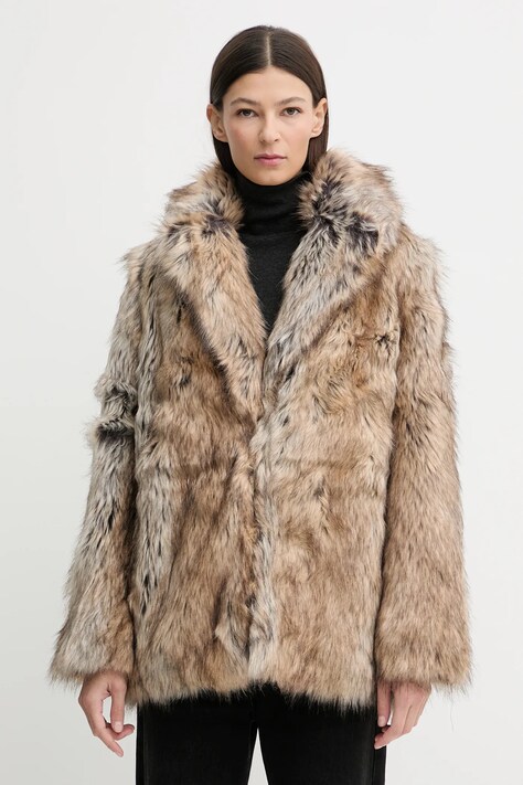 ZADIG&VOLTAIRE płaszcz kolor beżowy WWCO01216