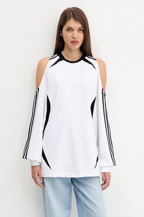 adidas Originals bluză Fashion Jersey culoarea alb, uni, KE9797