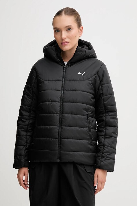 Puma kurtka kolor czarny zimowa 685231