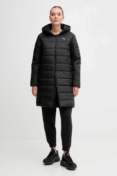 Puma kurtka kolor czarny zimowa 685232