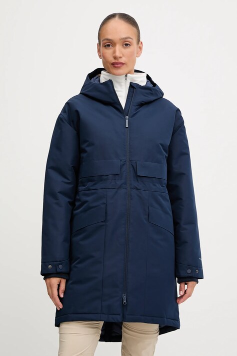 Columbia kurtka sportowa puchowa Juniper kolor granatowy 2134882