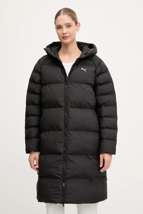 Puma kurtka kolor czarny zimowa 688384