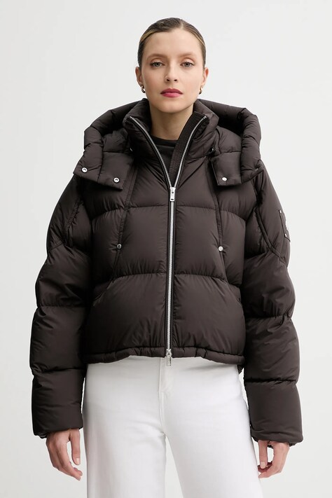 MOOSE KNUCKLES geaca de puf culoarea maro, de iarna, M35LJ130