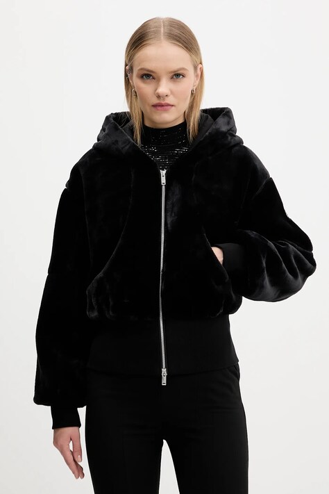 MOOSE KNUCKLES kurtka Rose kolor czarny przejściowa oversize M15LS643
