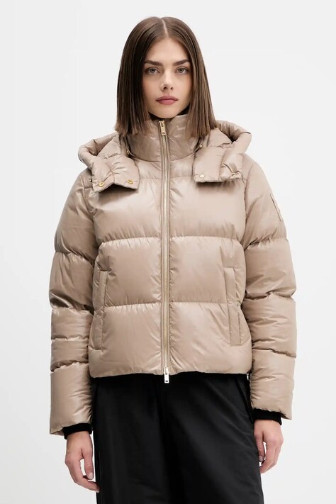 Bunda MOOSE KNUCKLES hnědá barva, zimní, M35LJ148G