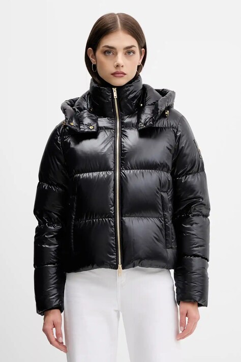 Bunda MOOSE KNUCKLES černá barva, zimní, M35LJ148G