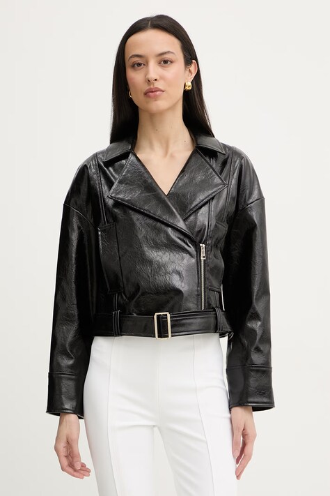 Liu Jo kurtka kolor czarny przejściowa UF5231.E1038