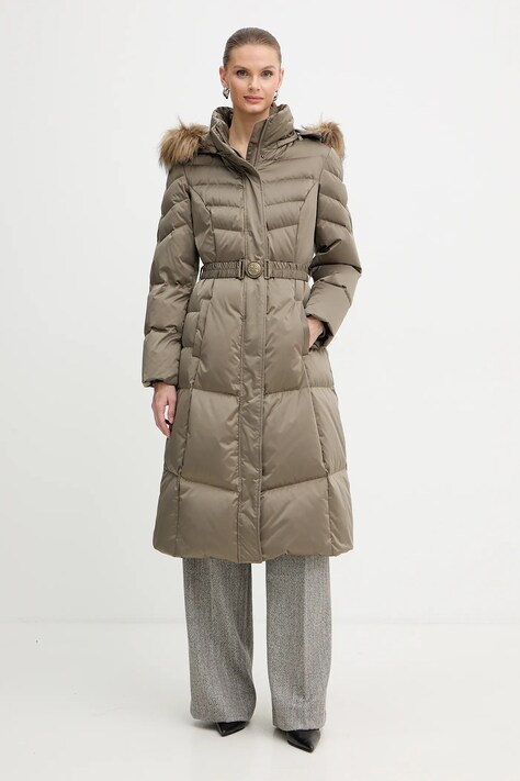 Пухено яке Guess MARINA в бежово  W5BL29 W2802